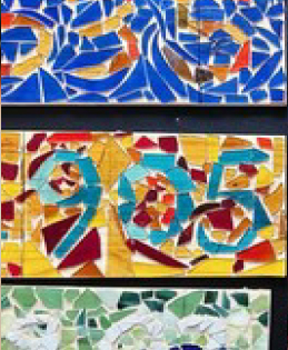 tile mosaics for Black Women Build (Baltimore)